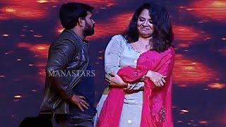 Jani Master and Sekhar Master Dance With Anasuya @ Rangasthalam 100 Days Celebrations