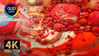 Liquid Abstract Paint Colors - 11 Hours - 4K - OLED Safe