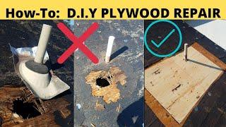 How-To Repair Damaged Roofing PlywoodRoof Repair Step by Step