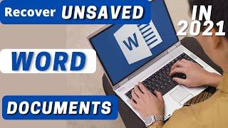 How to Recover UnsavedDeleted Word Documents on Windows? 100% works