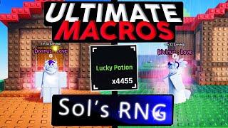 SOLS RNG *NEW* Best MACROS for AFK sols rng