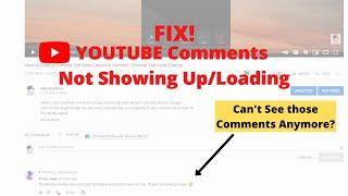 Youtube Comments not showing up  Youtube Comments not Loading QUICK FIX