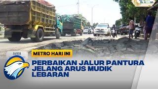 Pasca Banjir Jalan Rusak Pantura Demak Mulai Diperbaiki