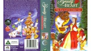 Beauty and the Beast The Enchanted Christmas UK VHS 1998