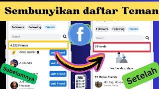 Sembunyikan Daftar Teman Facebook   Cara Menyembunyikan Daftar Teman Facebook 2024 