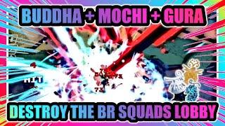 Buddha + Mochi + Gura DESTROYS THE BR SQUADS LOBBY   GPO Battle Royale Squads