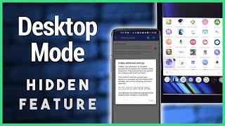 Android 10 Desktop Mode Experimenting With a Hidden Feature