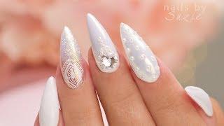 White On White - 5 Nail Art Designs