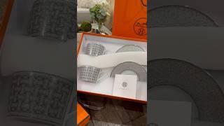 Almost had a heart attack while filming this Hermes tableware unboxing️#hermes #tableware