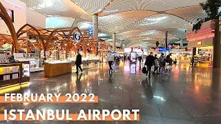 ISTANBUL AIRPORT 2022 WALKING TOUR  ONE OF THE BIGGEST AIRPORTS AROUND THE WORLD  4K UHD 60FPS