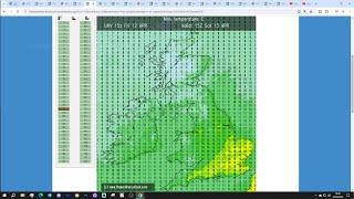 6AM Forecast Warm In The South But Turning Cooler In The North Saturday 13th April 2024