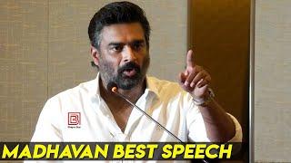 Actor Madhavan Best Speech Ever at Rocketry Movie Press Meet  Simran  Rocketry  The Nambi Effect