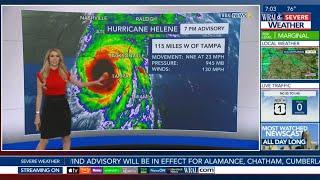 Helene now a Category 4 Tornado warnings issued Dangerous flooding power outages