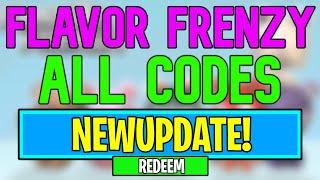 New Flavor Frenzy Codes  Roblox Flavor Frenzy Codes July 2024