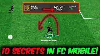 10 Secret TIPS NO ONE WILL TELL YOU in FC Mobile  Mr. Believer