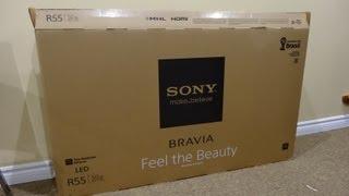 Sony KDL50R550A 1080p 50 LED 3D TV Unboxing