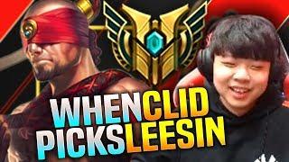 When CLID Picks LEE SIN Jungle - SKT T1 Clid Plays Lee Sin vs Nidalee Jungle  T1 KR SoloQ