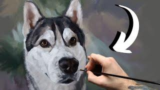 How To Paint Dogs Complete Process