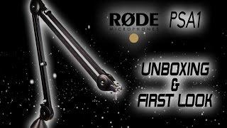 Rode PSA1 Studio Boom Arm - Unboxing and Setup w Blue Yeti Pro