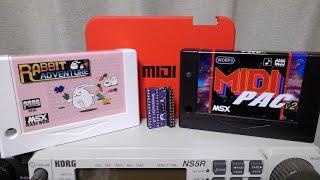 MSX Rabbit Adventure with BeepBlaster MIDI-PAC2