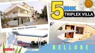 Triplex Villa Extravaganza - 5 BHK Luxury Residence on Muthukur Road Nellore