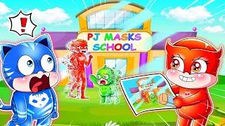Origin Story Pj Masks PJ Masks School Disappears?  - Catboys Life Story - PJ MASKS 2D Animation
