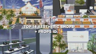 TOP 14 AESTHETIC SHOPS + PROPS ID  SAKURA SCHOOL SIMULATOR