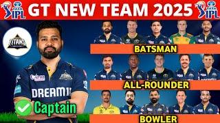 IPL 2025  Gujarat Titans Team Full Squad  GT New Squad 2025  GT Team Players List 2025