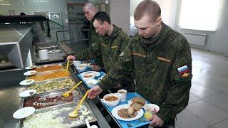 Russian Army Food Supply during Ukraine war - Russian War kitchen in Donbass