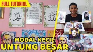 UNTUNG BESAR  IDE USAHA  Jualan Hiasan Dinding Dari Triplek Pengganti Papan MDF + FULL TUTORIAL