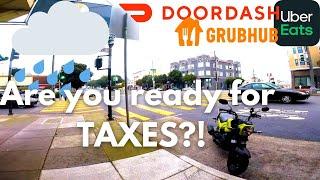 HUSTLIN IN THE RAIN  ARE YOU READY FOR TAXES?  HONDA NAVI  UBEREATS DOORDASH GRUBHUB