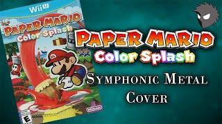 Paper Mario Color Splash Symphonic Metal Cover - Paint It Black