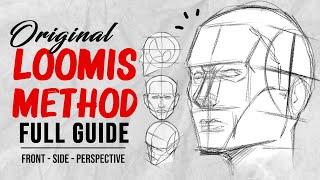 How to draw heads with Loomis Method Tutorial  DrawlikeaSir