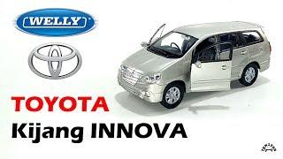 Welly FX Toyota Kijang Innova 2015 Diecast Unboxing Car Toy Scale 139 White Pearl