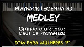 Medley Grande é o Senhor + Deus de Promessas PLAYBACK - TOM FEMININO F by Niel Nascimento