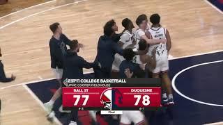 Jimmy Clark III INSANE Game Winner for Duquesne vs Ball State 12-03-22