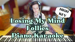 Losing My Mind Piano Accompaniment High Key Karaoke - Follies Sondheim D flat Major