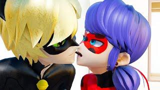 Miraculous Ladybug and Cat Noir - Pocky Kiss?