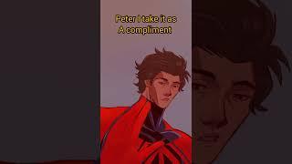 Scarlet spider calls Miguel dad #spidermanintothespiderverse2 #miguelohara #BenReilly