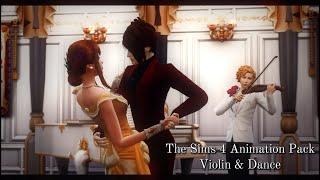 The Sims 4 Violin & Dance Animation Pose Pack