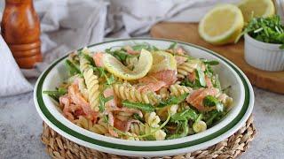 PASTA FREDDA  AL SALMONE  E RUCOLA- La cucina di Rita