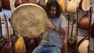 Professional Persian Daf Instrument AD-304  Iranian Drum Erbane