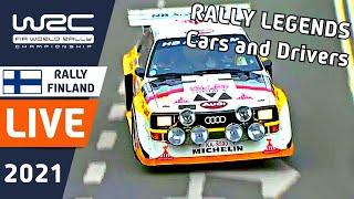 WRC LIVE - Legends of Rally Finland  with Tommi Mäkinen Mikko Hirvonen  Secto Rally Finland 2021