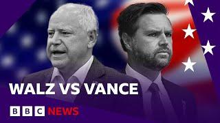 Tim Walz and JD Vance to face off in US VP debate  BBC News