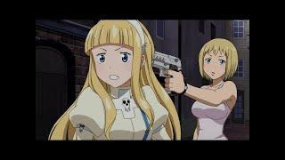 Soul Eater NOT - Anya and Tsugumi vs Liz and Patty English Dub