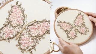 Butterfly design with Ivy stylePDF pattern for beginners