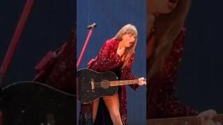 when Taylor Swift SWALLOWED a bug again at Eras Tour #celebrity