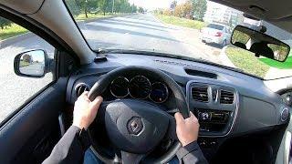 2016 Renault Logan 1.6 82 POV TEST DRIVE