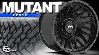 22x12 Motiv Mutant wheels  35x12.5R22 Fuel Mud Gripper MT tires