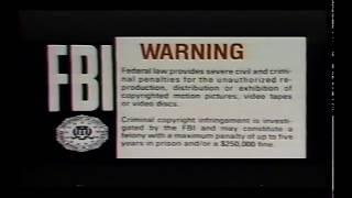 FBI Screen From The Scooby Doo On Zombie Island 1998 VHS